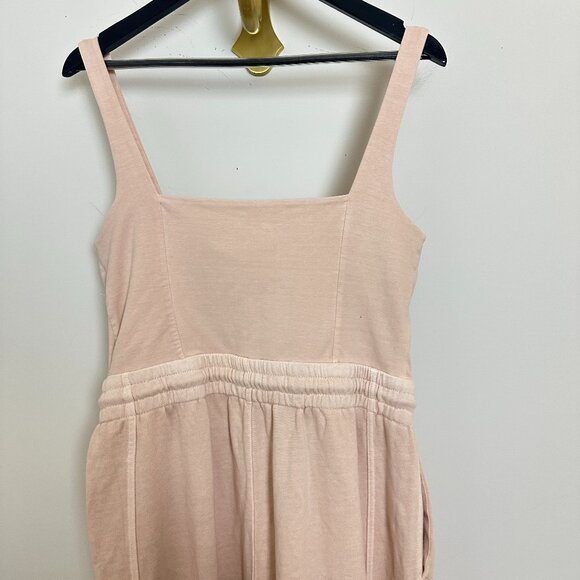 FREE PEOPLE Movement Inbound Onesie Stretch Jumpsuit in Cashmere Size Large - Picture 8 of 9